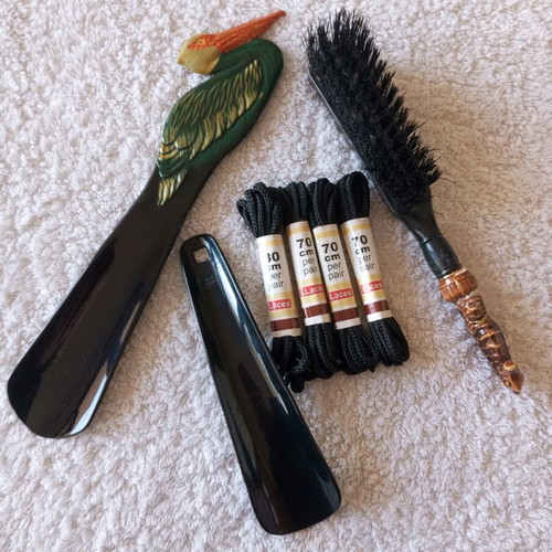 Useful shoe tools new, with brush slightly used