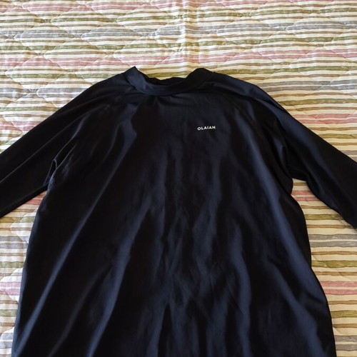 Olaian UPF 50+ Sunscreen Shirt used, women's long sleeve black XXL