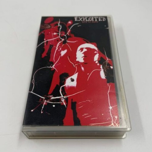 The Exploited Live In Japan VHS used, vintage punk concert 1991