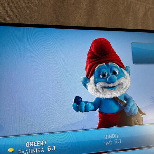 Smurfs 3D Blu-ray used, dubbed