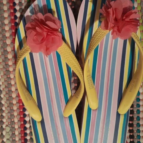 Marks & Spencer flip flops new, size 38, multicolor