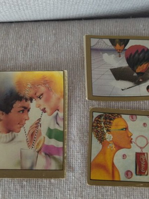 Panini 80s stickers used, set of 42