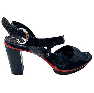 HOGAN μαυρα σανδάλια πέδιλα παπούτσια sandals heels - 38