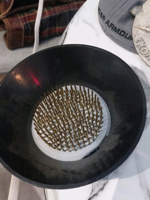Plastic small with spikes for plastic plants in like new condition