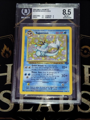 Pokemon Vaporeon Holo #12 Jungle card new