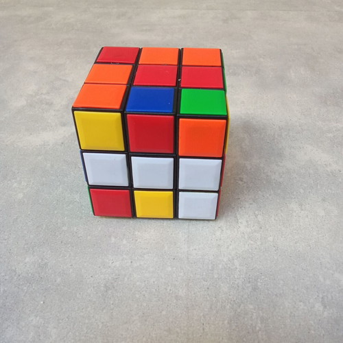 Rubik Cube puzzle collectible toy used, 1980s