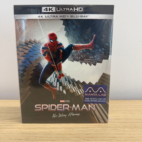 Spider-Man: No Way Home 4K SteelBook Manta Lab ME#66 Full Slip