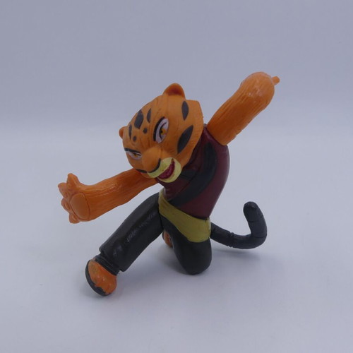Viacom Kung Fu Panda The Movie Master Tigress Action Figure used with movement 2014 8 cm