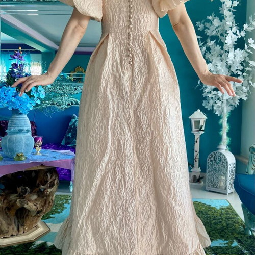 Ethereal long nude dress Sister Jane new, size XS