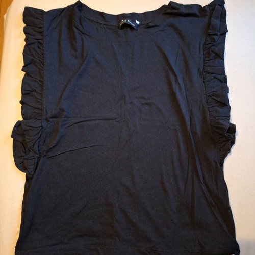 Women's black sleeveless top size S/M like new