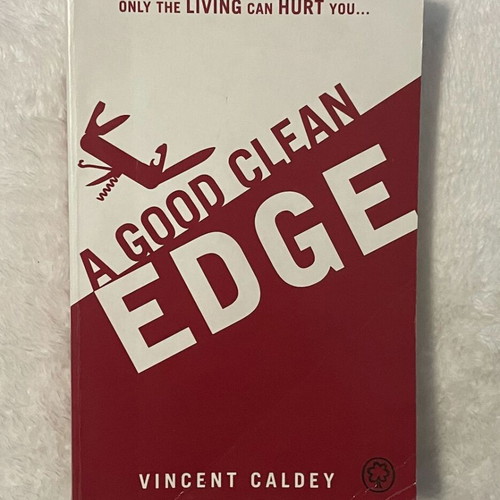 A Good Clean Edge by Vincent Caldey, YA thriller paperback