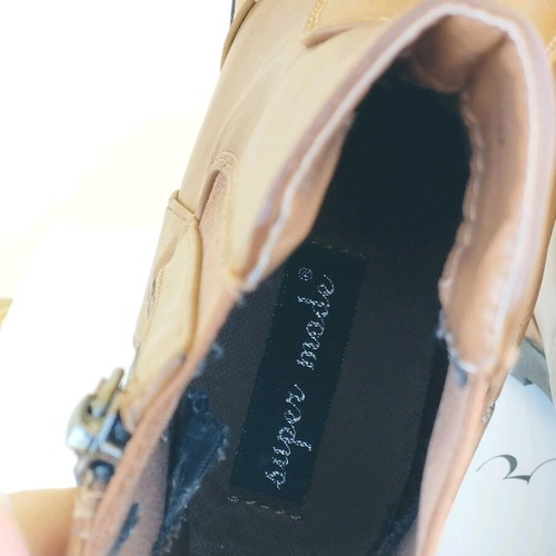 Brown ankle boots used, size 40, comfortable for everyday