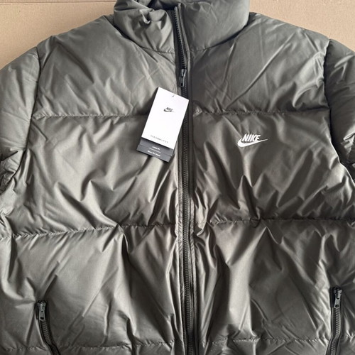 Nike Club Therma-FIT Down Puffer Jacket new, men's L, green, IB2975-355