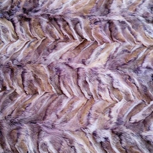 Fur rug made from fox paws, new, 300x220 cm