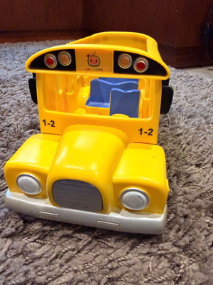 Cocomelon school toy truck used with sounds and minor scratches