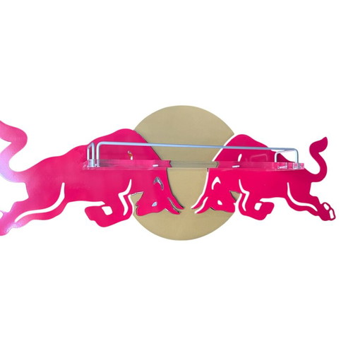 Red Bull metal sign illuminated like new