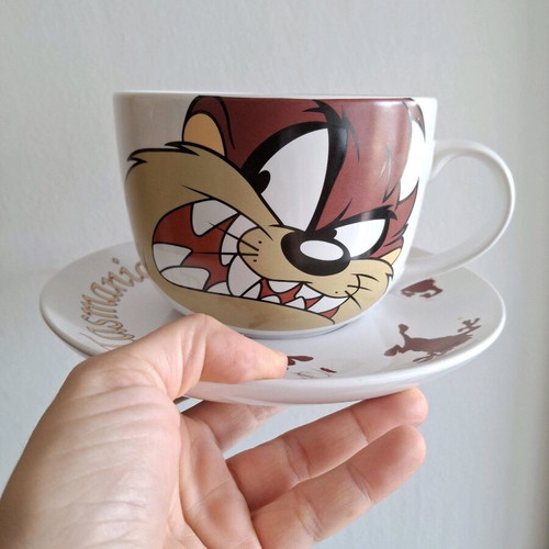 Large Taz Mug and Saucer like new