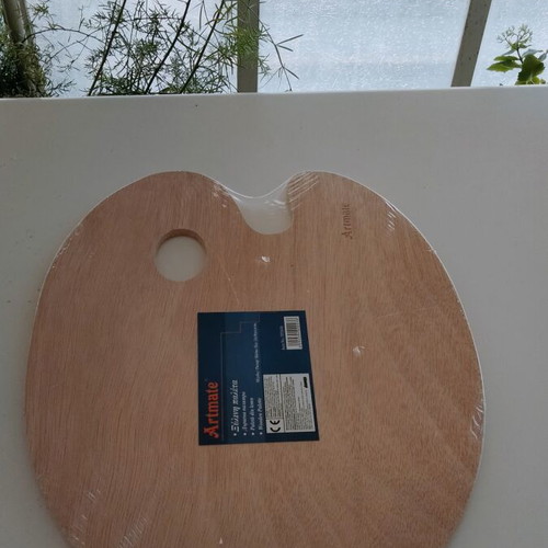 Artmate wooden painting palette 24x30 cm, sealed