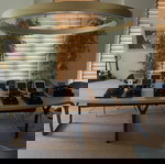  BoConcept: Οβάλ Τραπέζι Συνεδριάσεων & 15 περιστρεφόμενα καθίσματα & χαλί γιούτα - Σετ ή μεμονωμένα