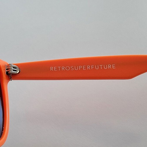 Retrosuperfuture Classic Orange sunglasses like new, handmade Italy