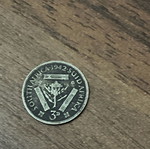 Silver South African coin