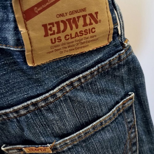 Edwin denim pants used, size 30-32