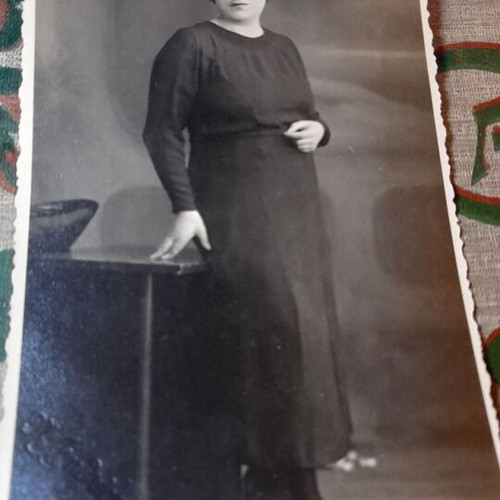 Vintage Carte Postale 1936 with handwritten dedication, like new