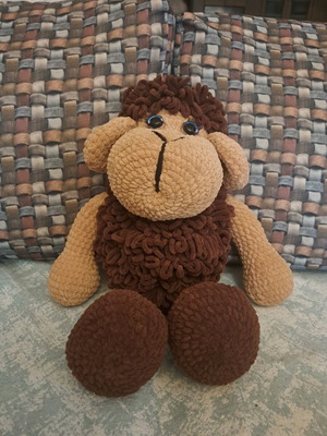 Handmade sheep teddy bear plush toy