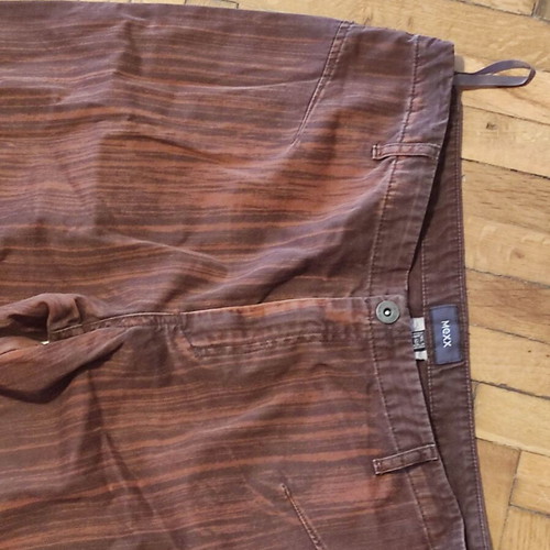 Mexx striped brown flare jeans used, waist 44 cm
