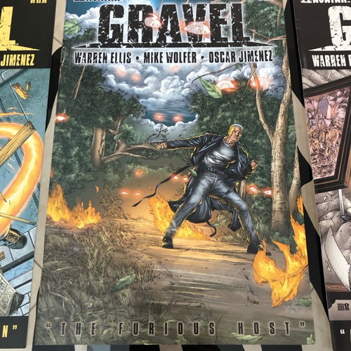 Gravel set of 22 comics new, Warren Ellis, Avatar Comics, 2007