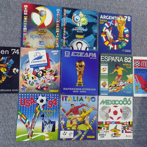 Complete Panini sticker album collection World Cup like new