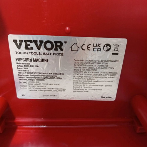 Popcorn machine new