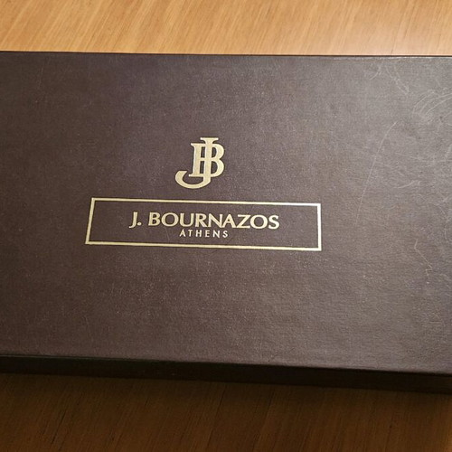 J.Bournazos Athens castor pumps like new, black, size 36