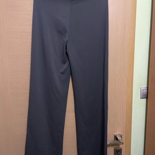 Office pants gray elastic like new, size M