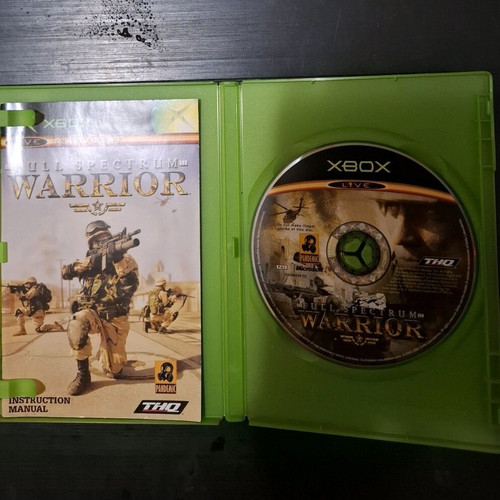 Full Spectrum Warrior Xbox used, action game