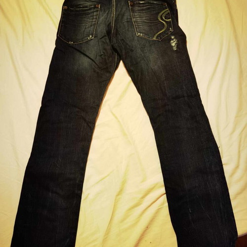 Staff men's jeans like new, size L, blue