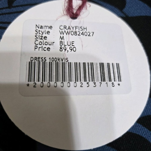 Namaste dress new, long, thin, viscose, size medium, black and blue