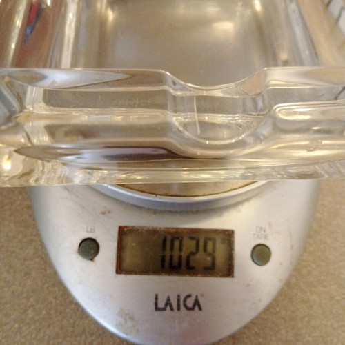 Vintage Luxury Crystal Cigar Ashtray like new