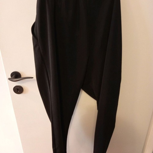 Ribbed Monki pants black like new, size S with wide fit