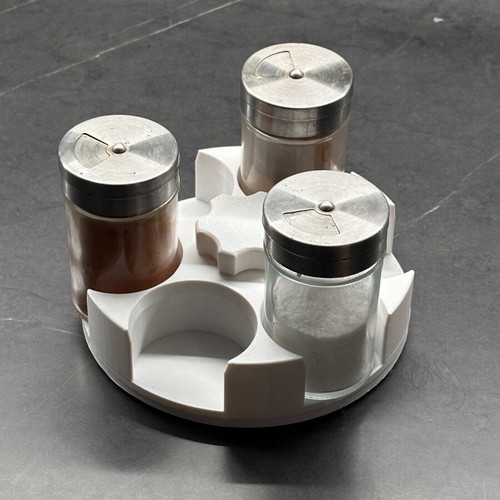 Rotating spice jar holder 6 positions new
