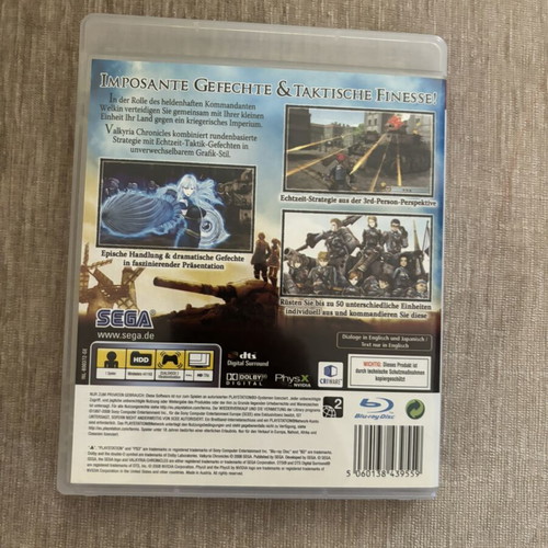 Valkyria Chronicles PlayStation 3 game, complete