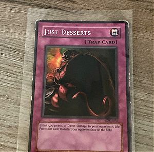 Just Desserts - SDK-040 - Common - 1st Edition NM YuGiOh!  Starter Deck Cards