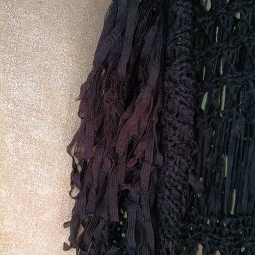 Knitted black top M&S like new, size M