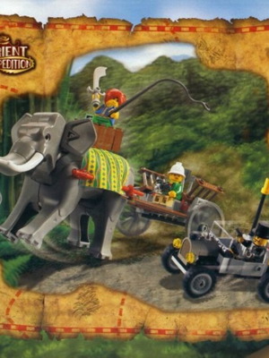 LEGO Adventurers Orient Expedition Elephant Caravan used set