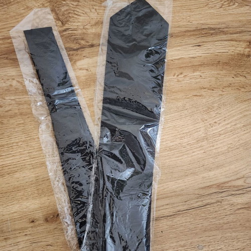 Black formal necktie new