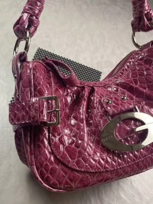 Guess Hot Pink Vintage 2000 Shoulder Bag like new