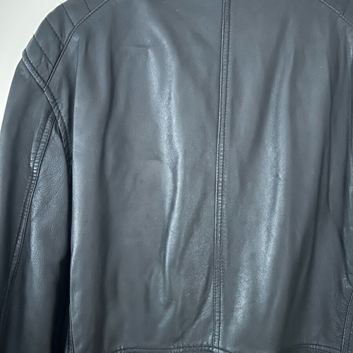 Leather jacket men's like new, size XL