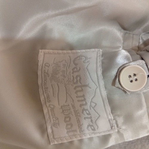 H&M coat size 40 like new, grey cashmere wool