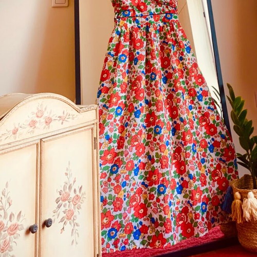 Karavan floral dress used, rare vintage collection, size S