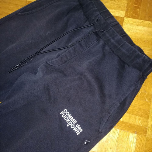 Comme Des Fuckdown tracksuit used, black, size L